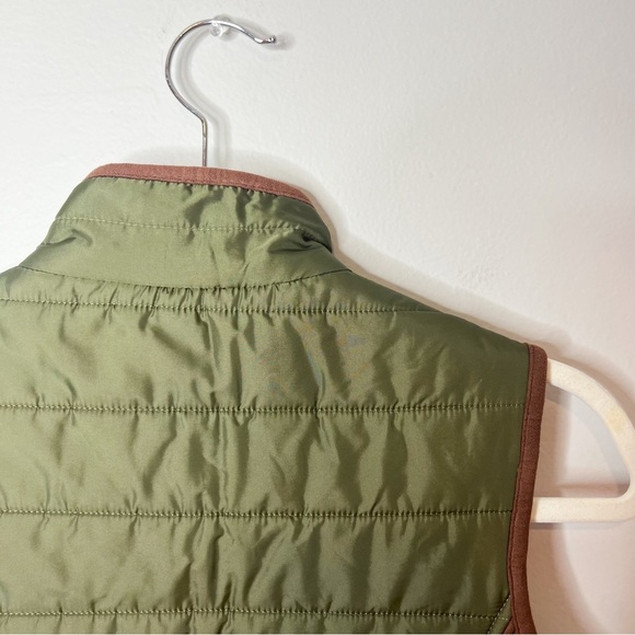 Barbour Olive Green Quilted Vest - Picture 11 of 11